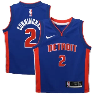 Genial Fantástico Moderno Cade Cunningham Detroit Pistons Nike Toddler Swingman Player Jersey Icon Edition Blue  para la gran final
