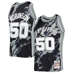 Perfecto David Robinson San Antonio Spurs 1998/99 Hardwood Classics Marble Swingman Jersey Black  para la gran final