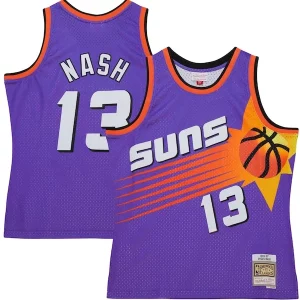 Resistente Sofisticado Steve Nash Phoenix Suns Hardwood Classics 1996/97 Tropical Swingman Jersey Purple  para la gran final