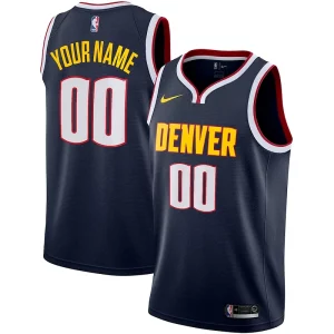 Magnífico Fácil de llevar Cool Denver Nuggets Nike 2022/23 Swingman Custom Jersey Icon Edition Navy  para la gran final
