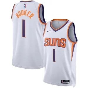 Atractivo Fantástico Versátil Devin Booker Phoenix Suns Nike Unisex Swingman Jersey Association Edition White/Purple  para la gran final