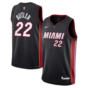 Lujoso Fácil de llevar Jimmy Butler Miami Heat Nike Youth Swingman Jersey Icon Edition Black  para la gran final