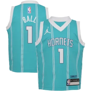 Bonito LaMelo Ball Charlotte Hornets Jordan Brand Toddler Swingman Player Jersey Icon Edition Teal  para la gran final