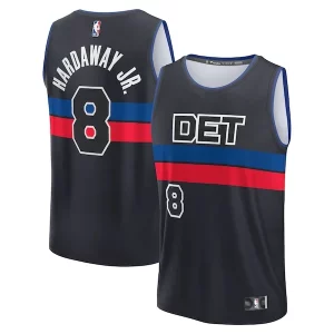 Delicioso Maravilloso Exquisito Tim Hardaway Jr. Detroit Pistons Fast Break Player Jersey Statement Edition Black  para la gran final