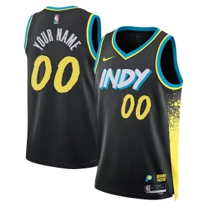 Exquisito Moderno Encantador Indiana Pacers Nike Unisex 2023/24 Custom Swingman Jersey Black City Edition  para la gran final