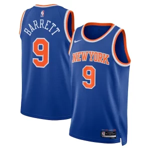 Práctico Clásico Atractivo RJ Barrett New York Knicks Nike Unisex Swingman Jersey Icon Edition Blue  para la gran final