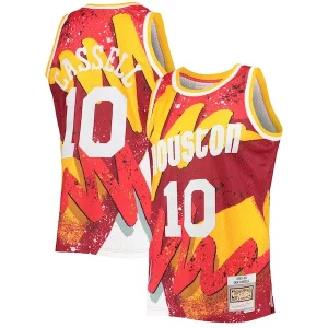 Comodo Versátil Sam Cassell Houston Rockets Hardwood Classics 1993/94 Hyper Hoops Swingman Jersey Red  para la gran final