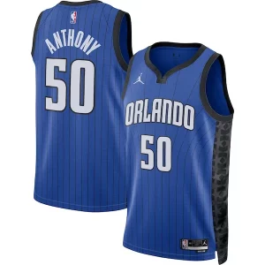 Fantástico Increíble Resistente Cole Anthony Orlando Magic Jordan Brand Unisex Swingman Jersey Statement Edition Blue  para la gran final