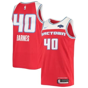Fácil de llevar Chulo Hermoso Harrison Barnes Sacramento Kings Nike Swingman Jersey Red  para la gran final