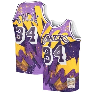 Magnífico Duradero Shaquille O'Neal Los Angeles Lakers Hardwood Classics 1996/97 Hyper Hoops Swingman Jersey Purple  para la gran final