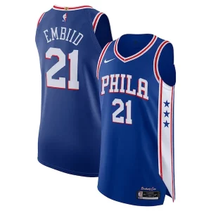 Sofisticado Delicioso Joel Embiid Philadelphia 76ers Nike Authentic Jersey Association Edition Royal  para la gran final