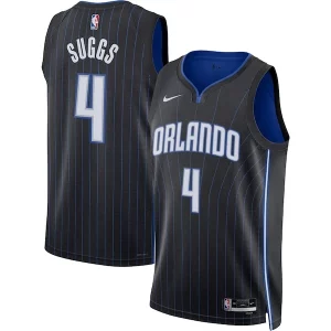 Bonito Jalen Suggs Orlando Magic Nike Unisex Swingman Jersey Icon Edition Black/White  para la gran final