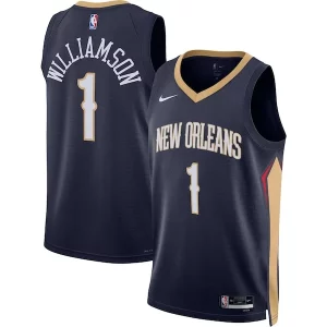 Magnífico Increíble Zion Williamson New Orleans Pelicans Nike Unisex Swingman Jersey Icon Edition Navy/White  para la gran final