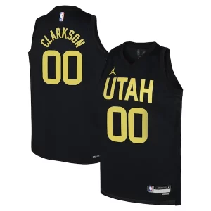 Robusto Comodo Elegante Jordan Clarkson Utah Jazz Jordan Brand Youth Swingman Jersey Statement Edition Black  para la gran final