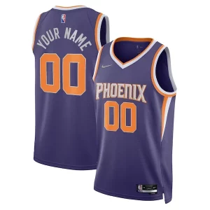 Resistente Único Phoenix Suns Nike 2021/22 Diamond Swingman Custom Jersey Icon Edition Purple  para la gran final