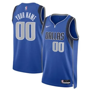 Versátil Magnífico Dallas Mavericks Nike Unisex Swingman Custom Jersey Blue Icon Edition  para la gran final