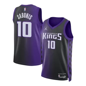 Resistente Hermoso Magnífico Domantas Sabonis Sacramento Kings Jordan Brand Unisex Swingman Jersey Statement Edition Purple  para la gran final