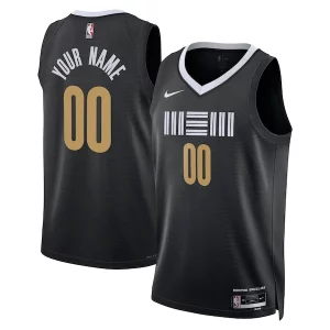 Magnífico Fantástico Lujoso Memphis Grizzlies Nike Unisex 2023/24 Custom Swingman Jersey Black City Edition  para la gran final