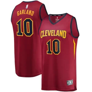 Sofisticado Hermoso Cool Darius Garland Cleveland Cavaliers Youth Replica Fast Break Jersey Wine Icon Edition  para la gran final