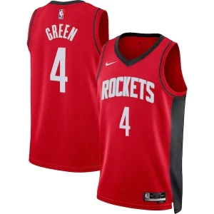 Bonito Chulo Jalen Green Houston Rockets Nike Unisex Swingman Jersey Icon Edition Red  para la gran final