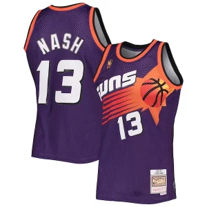Lujoso Resistente Steve Nash Phoenix Suns 1996/97 Hardwood Classics Swingman Jersey Purple  para la gran final
