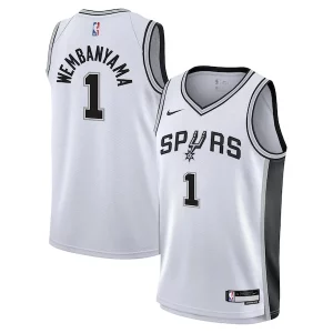 Increíble Chulo Cool Victor Wembanyama San Antonio Spurs Nike Youth Swingman Jersey Association Edition White  para la gran final