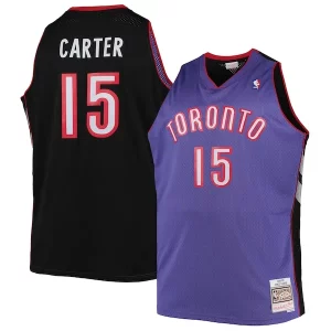 Comodo Vince Carter Toronto Raptors Big & Tall 1999/00 Hardwood Classics Swingman Jersey Purple/White  para la gran final