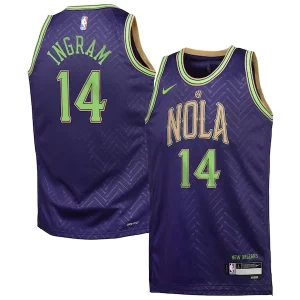 Clásico Brandon Ingram New Orleans Pelicans Nike Youth 2024/25 Swingman Player Jersey City Edition Purple  para la gran final