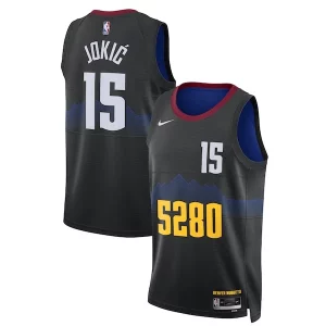 Maravilloso Estupendo Nikola Jokic Denver Nuggets Nike Unisex 2023/24 Swingman Jersey Black City Edition  para la gran final