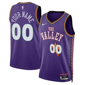 Magnífico Phoenix Suns Nike Unisex 2024/25 Custom Swingman Jersey City Edition Purple  para la gran final