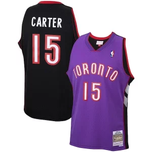 Cool Práctico Vince Carter Toronto Raptors 1999/00 Hardwood Classics Swingman Jersey Purple/White  para la gran final