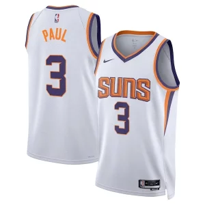 Magnífico Maravilloso Chris Paul Phoenix Suns Nike Unisex Swingman Jersey Association Edition White/Purple  para la gran final