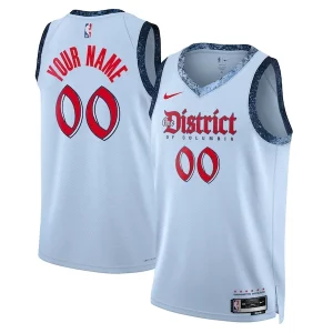 Robusto Washington Wizards Nike Unisex 2024/25 Custom Swingman Jersey City Edition Powder Blue  para la gran final