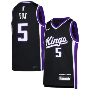 Exquisito Clásico De'Aaron Fox Sacramento Kings Nike Youth Swingman Jersey Icon Edition Purple  para la gran final