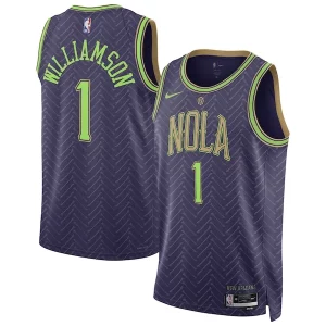Sofisticado Zion Williamson New Orleans Pelicans Nike Unisex 2024/25 Swingman Player Jersey City Edition Purple  para la gran final