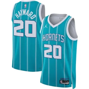 Ideal Increíble Gordon Hayward Charlotte Hornets Jordan Brand Unisex Swingman Jersey Icon Edition Teal  para la gran final
