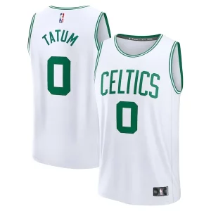 Clásico Jayson Tatum Boston Celtics Youth Fast Break Replica Player Jersey Association Edition White  para la gran final