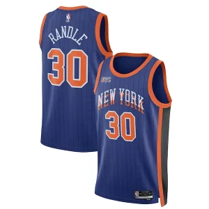 Versátil Julius Randle New York Knicks Nike Unisex 2023/24 Swingman Jersey Blue City Edition  para la gran final