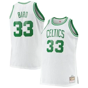 Delicioso Clásico Chulo Larry Bird Boston Celtics Big & Tall 1985/86 Hardwood Classics Swingman Jersey White  para la gran final