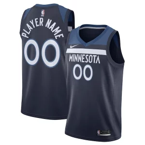 Cool Minnesota Timberwolves Nike Swingman Custom Jersey Navy Icon Edition  para la gran final