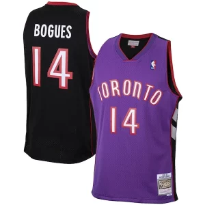 Cool Muggsy Bogues Toronto Raptors 2001/02 Hardwood Classics Swingman Jersey Purple  para la gran final