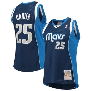 Duradero Vince Carter Dallas Mavericks 2011/12 Hardwood Classics Swingman Jersey Navy  para la gran final