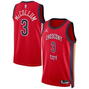 Atractivo Exquisito Sofisticado CJ McCollum New Orleans Pelicans Jordan Brand Unisex Swingman Jersey Statement Edition Red  para la gran final