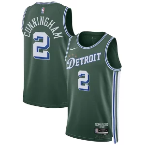 Duradero Cade Cunningham Detroit Pistons Nike Unisex 2022/23 Swingman Jersey City Edition Green  para la gran final