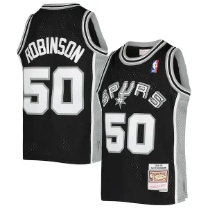 Genial David Robinson San Antonio Spurs Youth 1998/99 Hardwood Classics Swingman Jersey Black  para la gran final