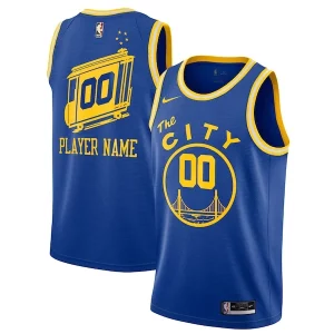 Increíble Versátil Golden State Warriors Nike 2020/21 Hardwood Classics Swingman Custom Jersey Blue  para la gran final