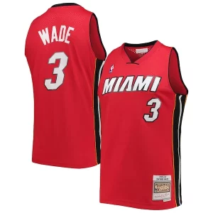Hermoso Atractivo Delicioso Dwyane Wade Miami Heat Hardwood Classics Swingman Jersey Red  para la gran final