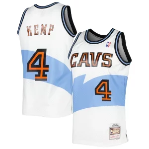 Hermoso Shawn Kemp Cleveland Cavaliers Hardwood Classics Swingman Jersey White  para la gran final