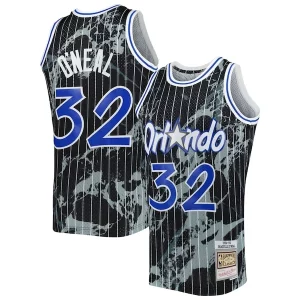 Fantástico Perfecto Shaquille O'Neal Orlando Magic 1994/95 Hardwood Classics Marble Swingman Jersey Black  para la gran final