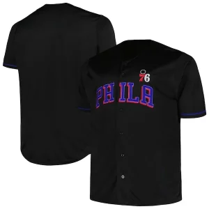 Genial Lujoso Philadelphia 76ers Profile Big & Tall Pop Jersey Black  para la gran final